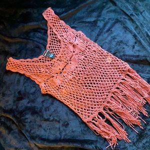 Crocheted tank top